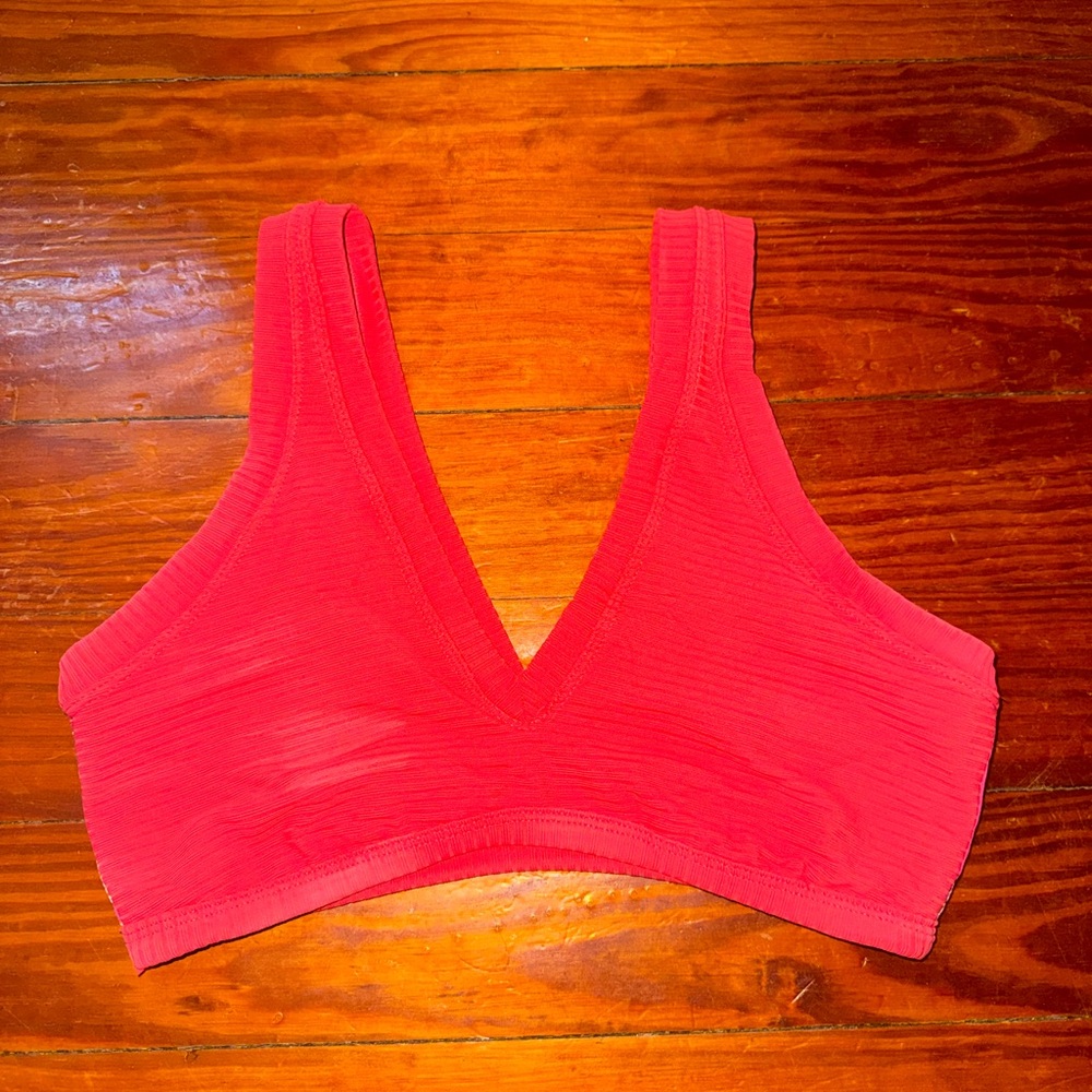 Maaji Vibrant Pink V-Neck Bralette